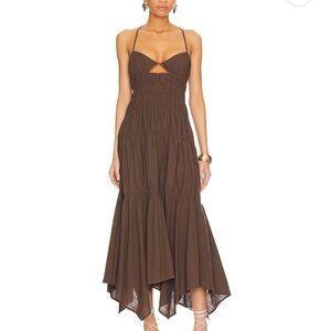 Tahlia dress in chocolate